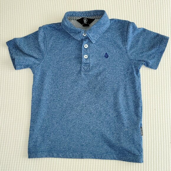 Volcom Boys' Wowzer Polo Short Sleeve Shirt Boys 5 M - Picture 1 of 4